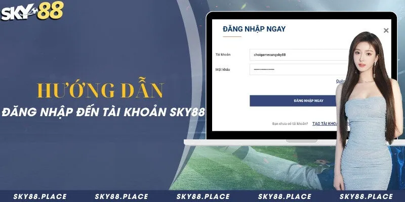 SKY88 18 Hướng dẫn đăng nhập đến tài khoản Sky88